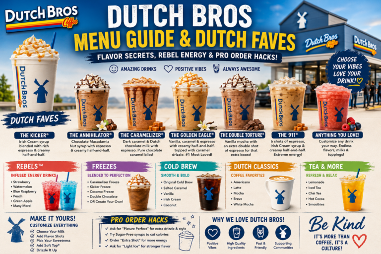 Dutch Bros Menu Guide 2026: Dutch Faves & Secret Menu
