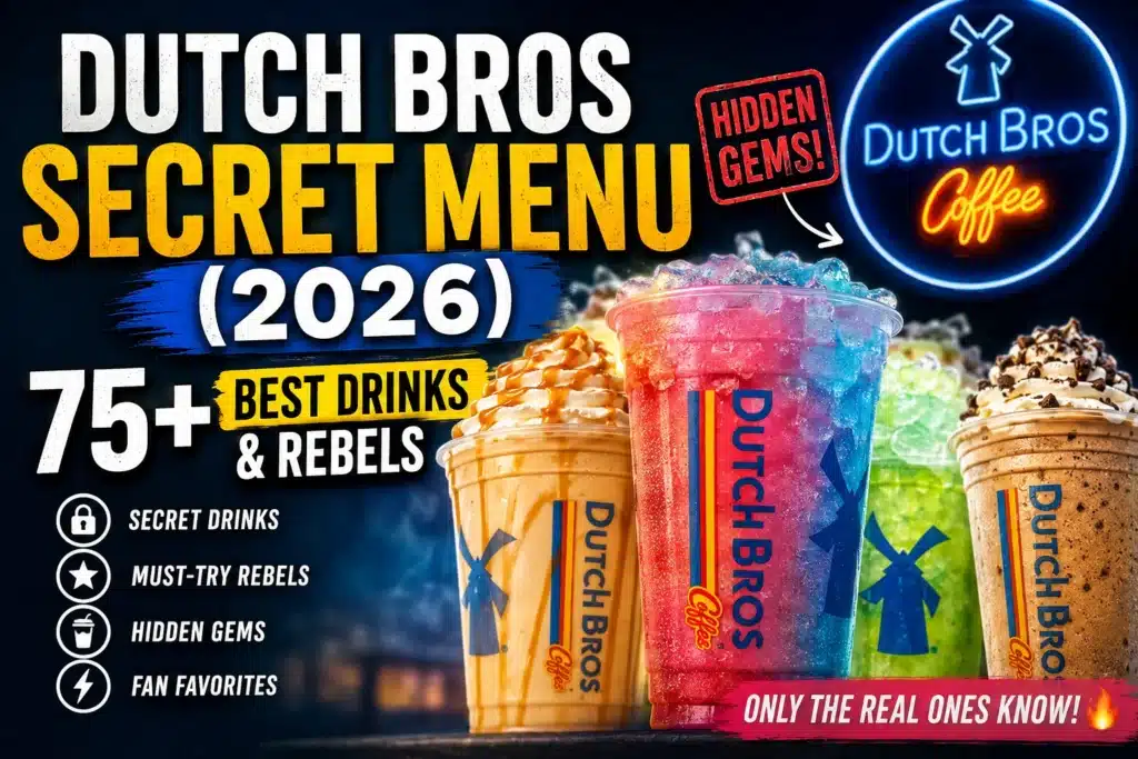 Dutch Bros Secret Menu (2026): 75+ Best Drinks & Rebels
