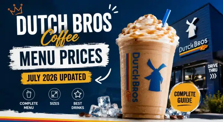 Dutch Bros Coffee Menu Prices (July 2026 Updated): Complete Menu with Prices, Sizes & Best Drinks