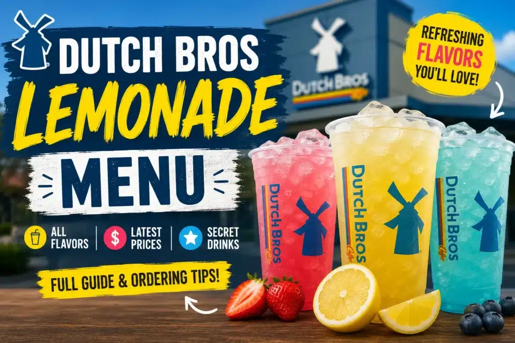 Dutch Bros Lemonade Menu 2026: Prices, Flavors, Calories & Secret Lemonade Drinks by dutchbrosmenuguide