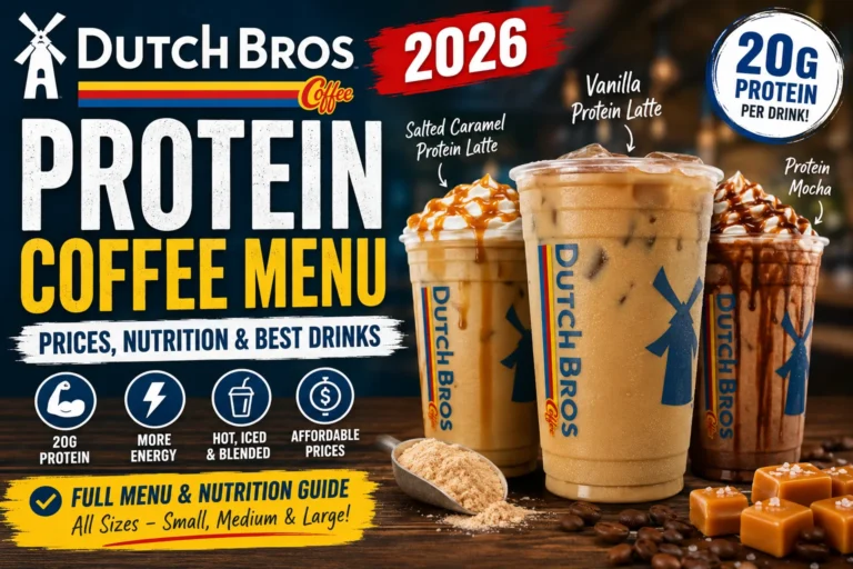 Dutch Bros Protein Coffee Menu 2026: Prices, Nutrition, Calories & Best Protein Drinks