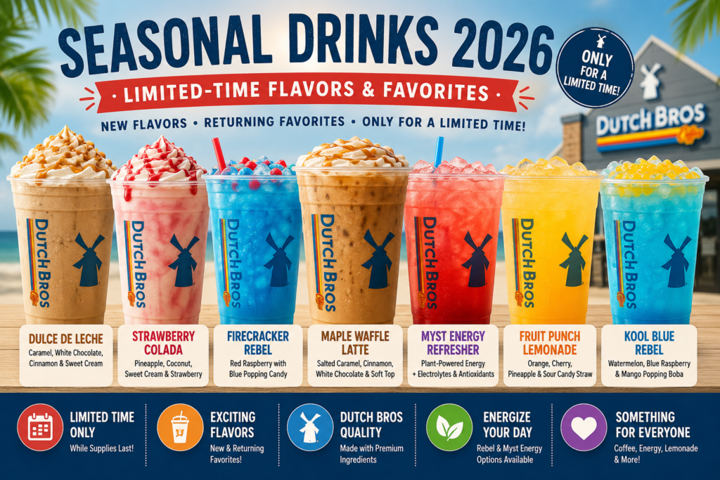 Seasonal Drinks 2026 – Limited-Time Flavors & Favorites