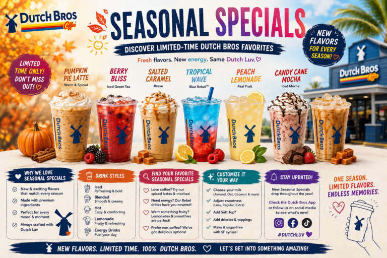Seasonal Specials: Discover Limited-Time Dutch Bros Favorites